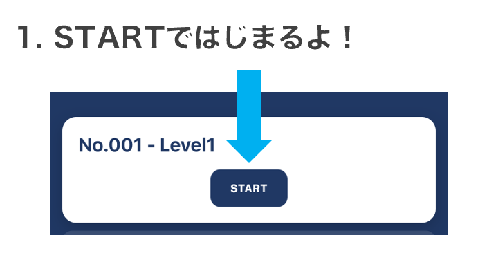STARTではじまるよ